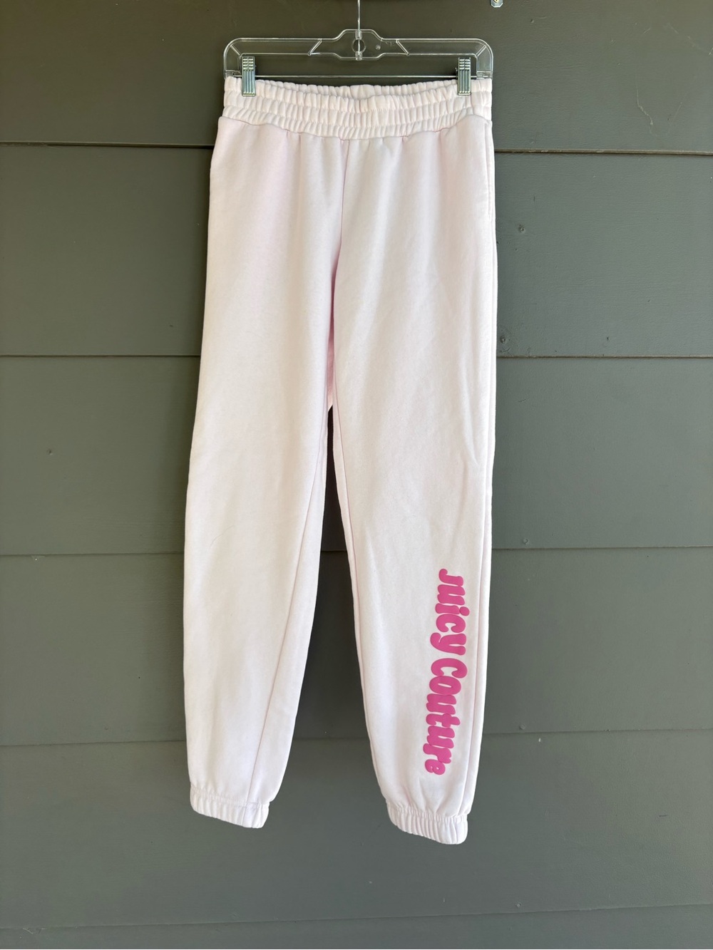 Juicy Couture Pink Fleece Lined Sweatpants